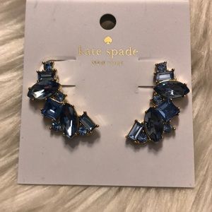 NWT Kate Spade Shades of Blue Hanging Earrings